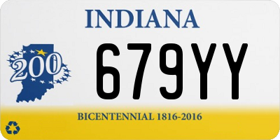 IN license plate 679YY