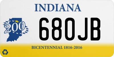 IN license plate 680JB