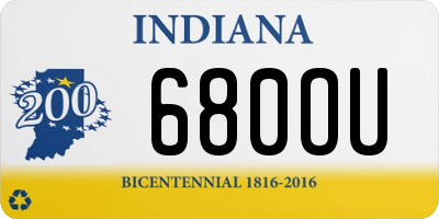 IN license plate 680OU