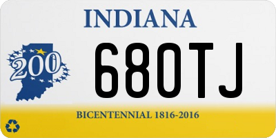 IN license plate 680TJ