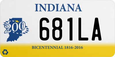 IN license plate 681LA