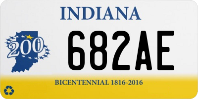 IN license plate 682AE