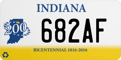 IN license plate 682AF