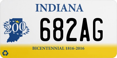 IN license plate 682AG