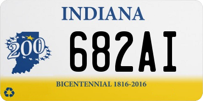 IN license plate 682AI