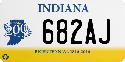 IN license plate 682AJ