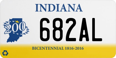 IN license plate 682AL
