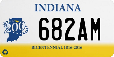 IN license plate 682AM