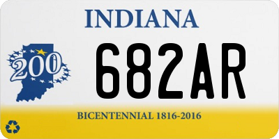 IN license plate 682AR