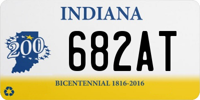 IN license plate 682AT