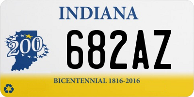 IN license plate 682AZ