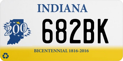 IN license plate 682BK