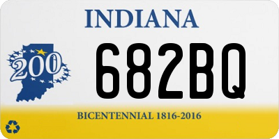 IN license plate 682BQ