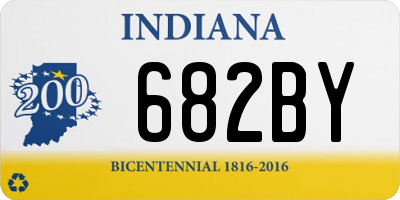 IN license plate 682BY