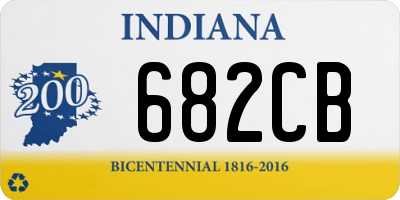 IN license plate 682CB