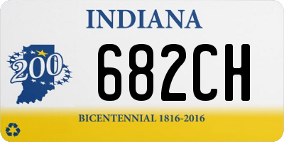 IN license plate 682CH