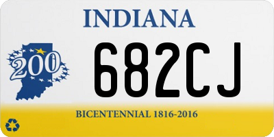 IN license plate 682CJ