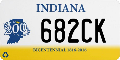 IN license plate 682CK