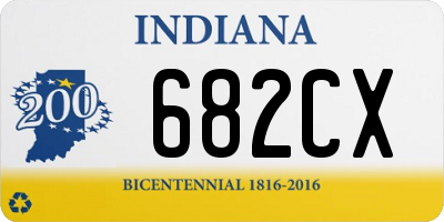 IN license plate 682CX