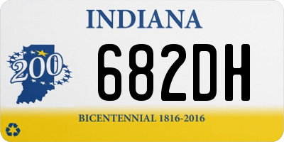 IN license plate 682DH