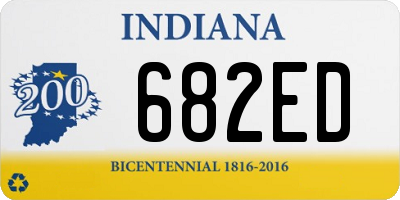 IN license plate 682ED