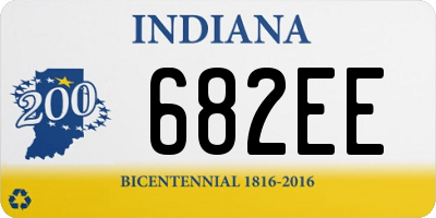 IN license plate 682EE