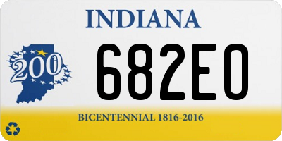 IN license plate 682EO