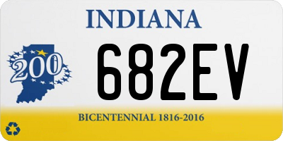 IN license plate 682EV