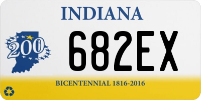 IN license plate 682EX