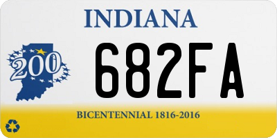 IN license plate 682FA