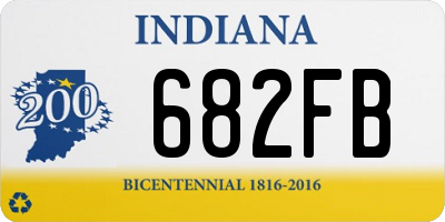 IN license plate 682FB