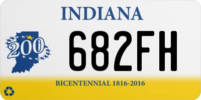 IN license plate 682FH