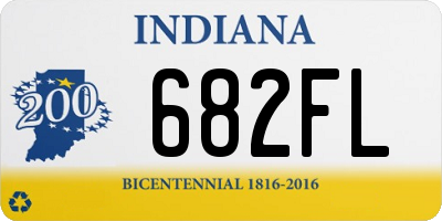 IN license plate 682FL