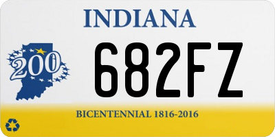 IN license plate 682FZ