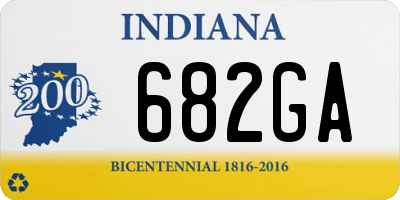 IN license plate 682GA