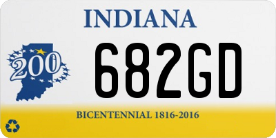 IN license plate 682GD