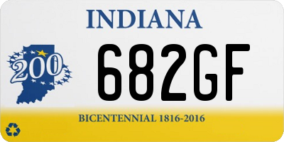 IN license plate 682GF