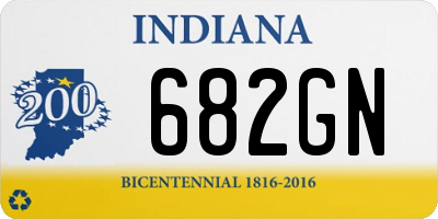 IN license plate 682GN