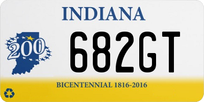 IN license plate 682GT