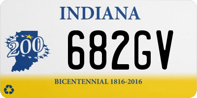 IN license plate 682GV