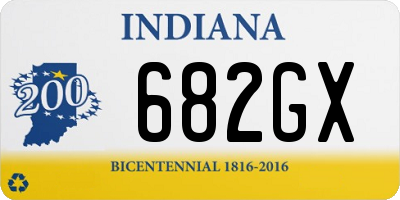IN license plate 682GX