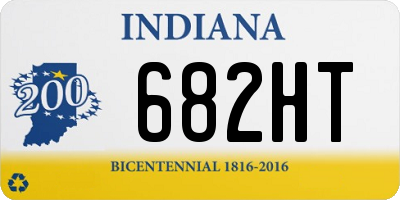 IN license plate 682HT