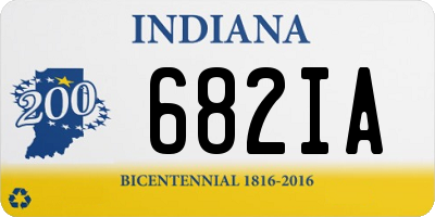 IN license plate 682IA