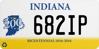 IN license plate 682IP