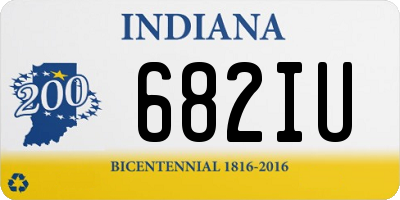 IN license plate 682IU