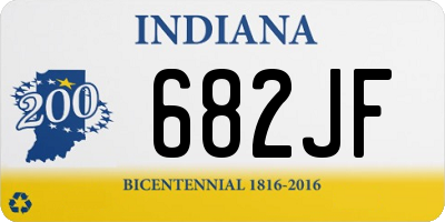 IN license plate 682JF