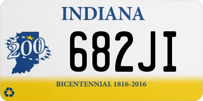 IN license plate 682JI