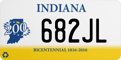 IN license plate 682JL