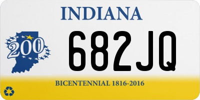 IN license plate 682JQ