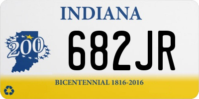 IN license plate 682JR